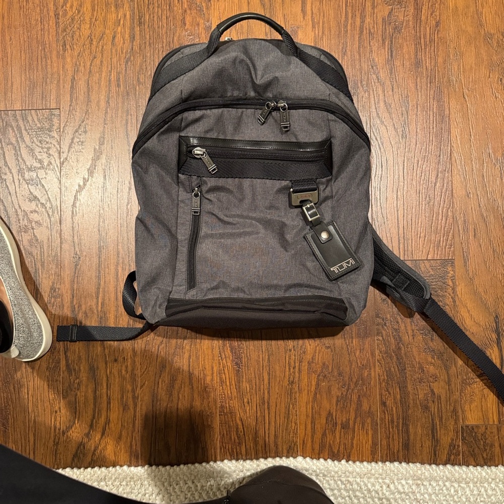 Tumi Charcoal Gray Men's Backpack